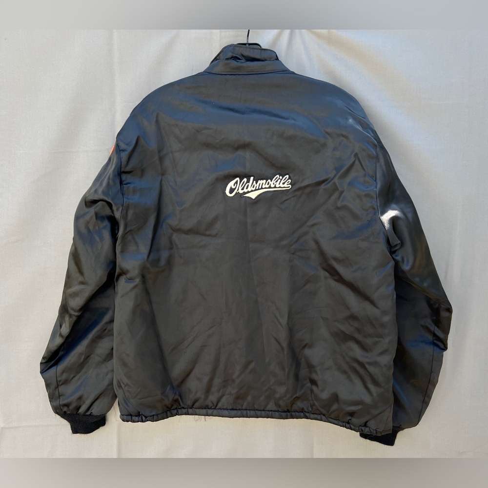 Black Racing-Style Bomber Jacket - Picture 5 of 13